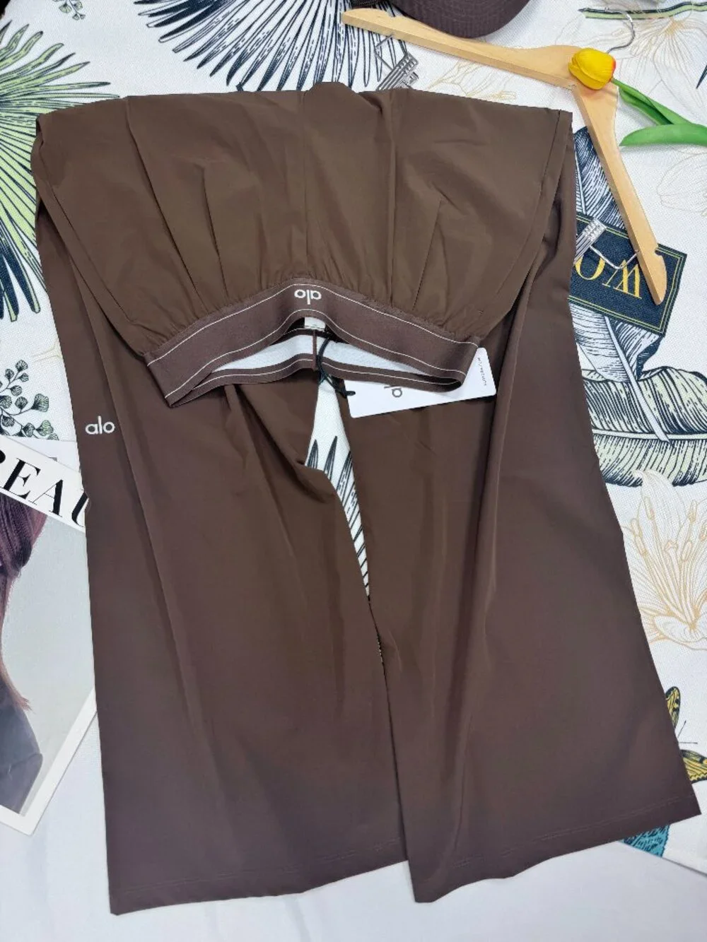 ALO Yoga Suit Up Trouser🤎💓Espresso Coffee Brown ( Regular ) Casual Office /NWT - Picture 3 of 7